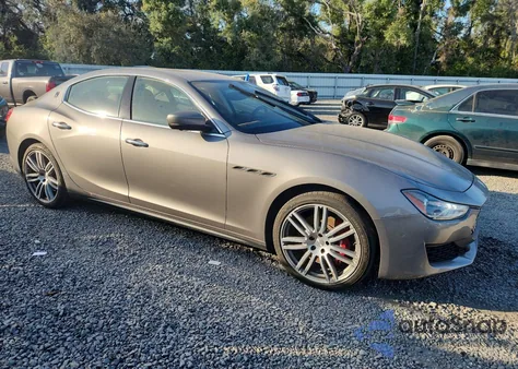 2019 Maserati Ghibli S z USA, uszkodzony, nr VIN ZAM57YSA2K1319818